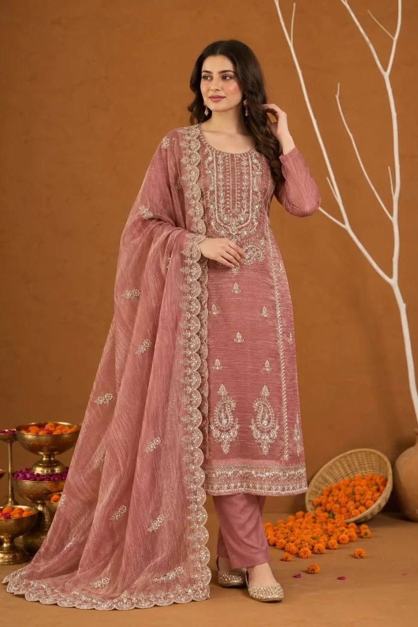 Rose Mehfil - Premium Handwork Salwar Suit Set