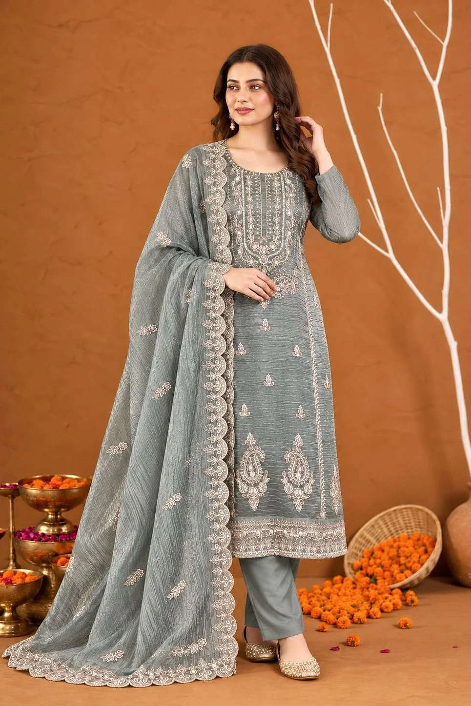 Sage Royale - Premium Handwork Salwar Suit Set